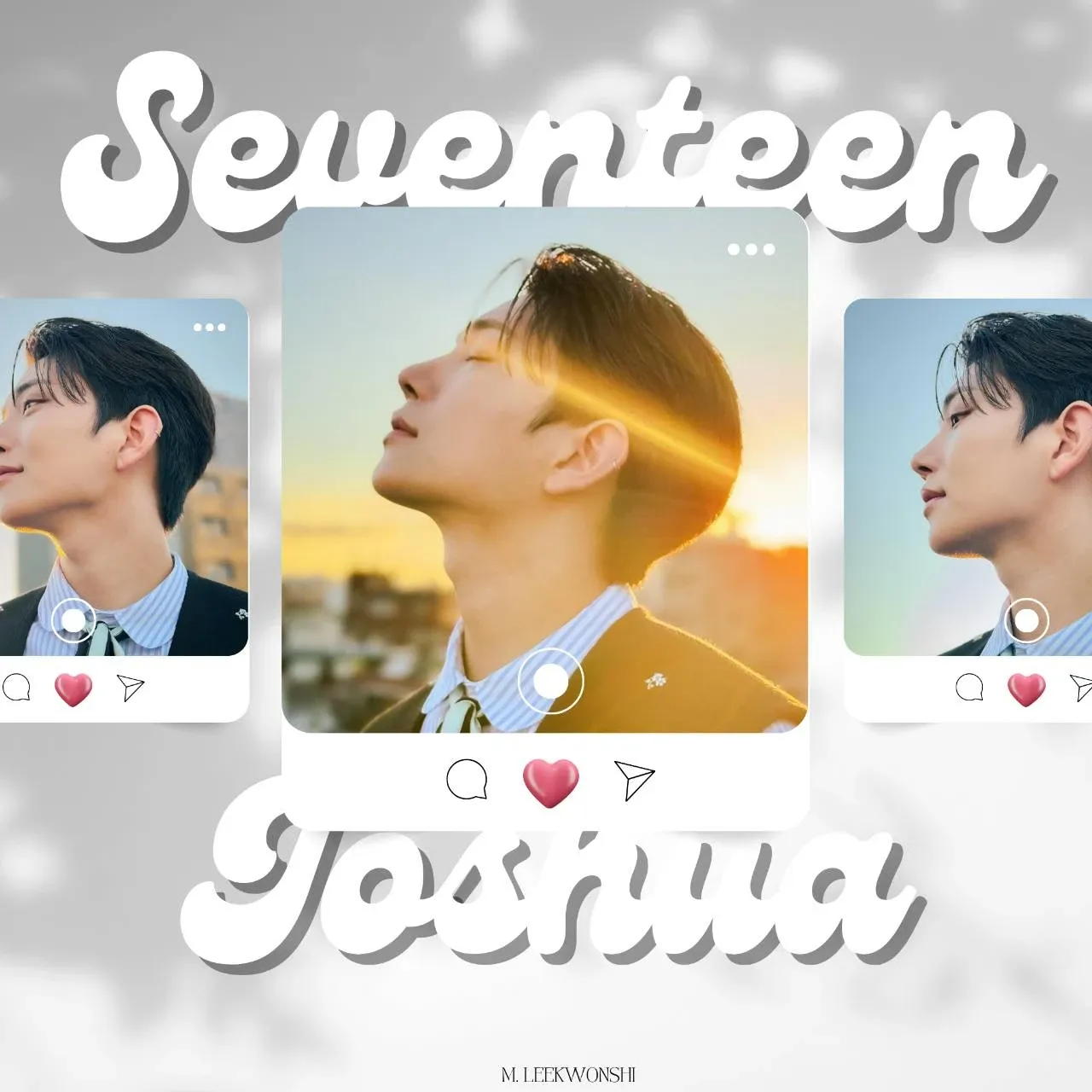 Recent activity shot of Joshua (SEVENTEEN)