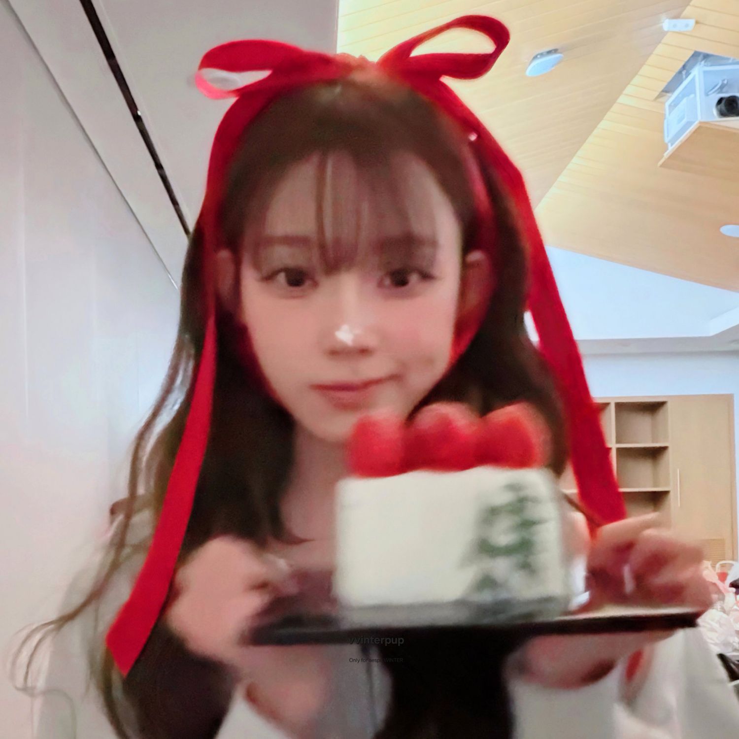 A moment captured by Winter (aespa)'s fan