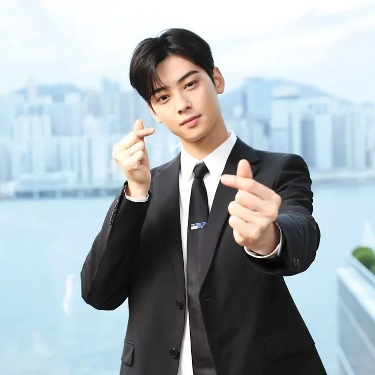 Recent activity shot of Eunwoo (ASTRO)