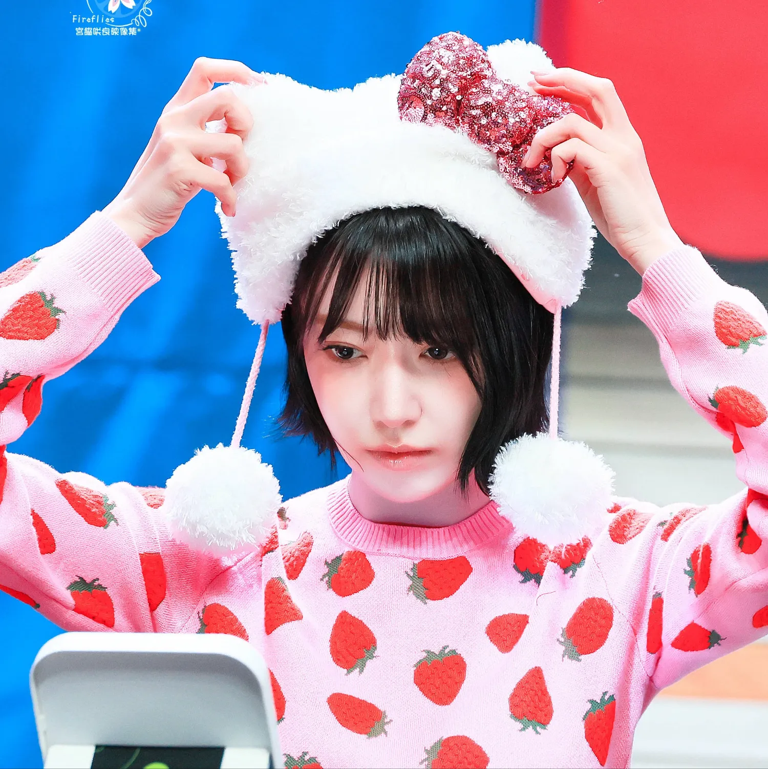 Behind-the-scenes cut of Sakura (LE SSERAFIM)