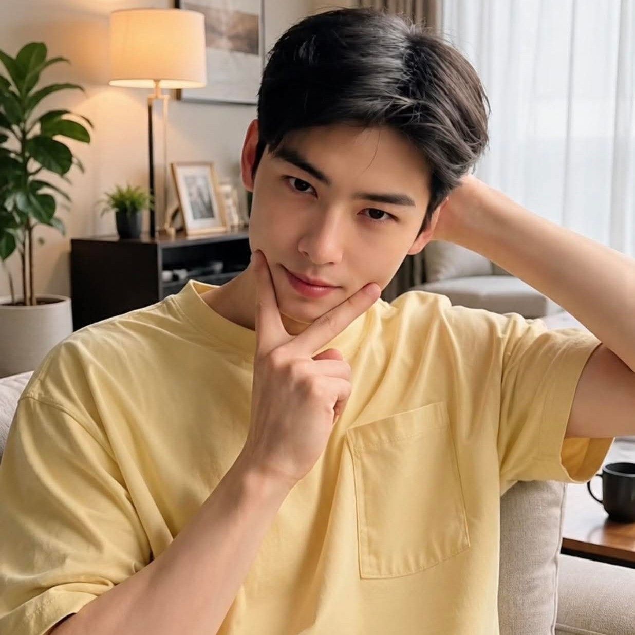 Recent activity shot of Eunwoo (ASTRO)