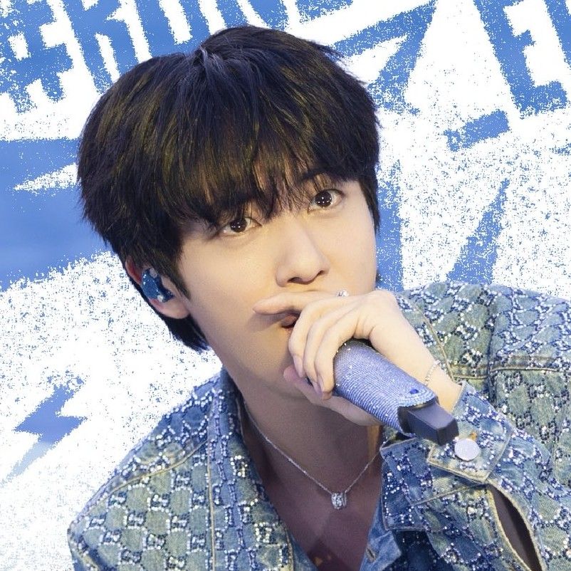 Recent activity shot of Jin (BTS)
