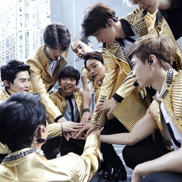 Recent activity shot of EXO