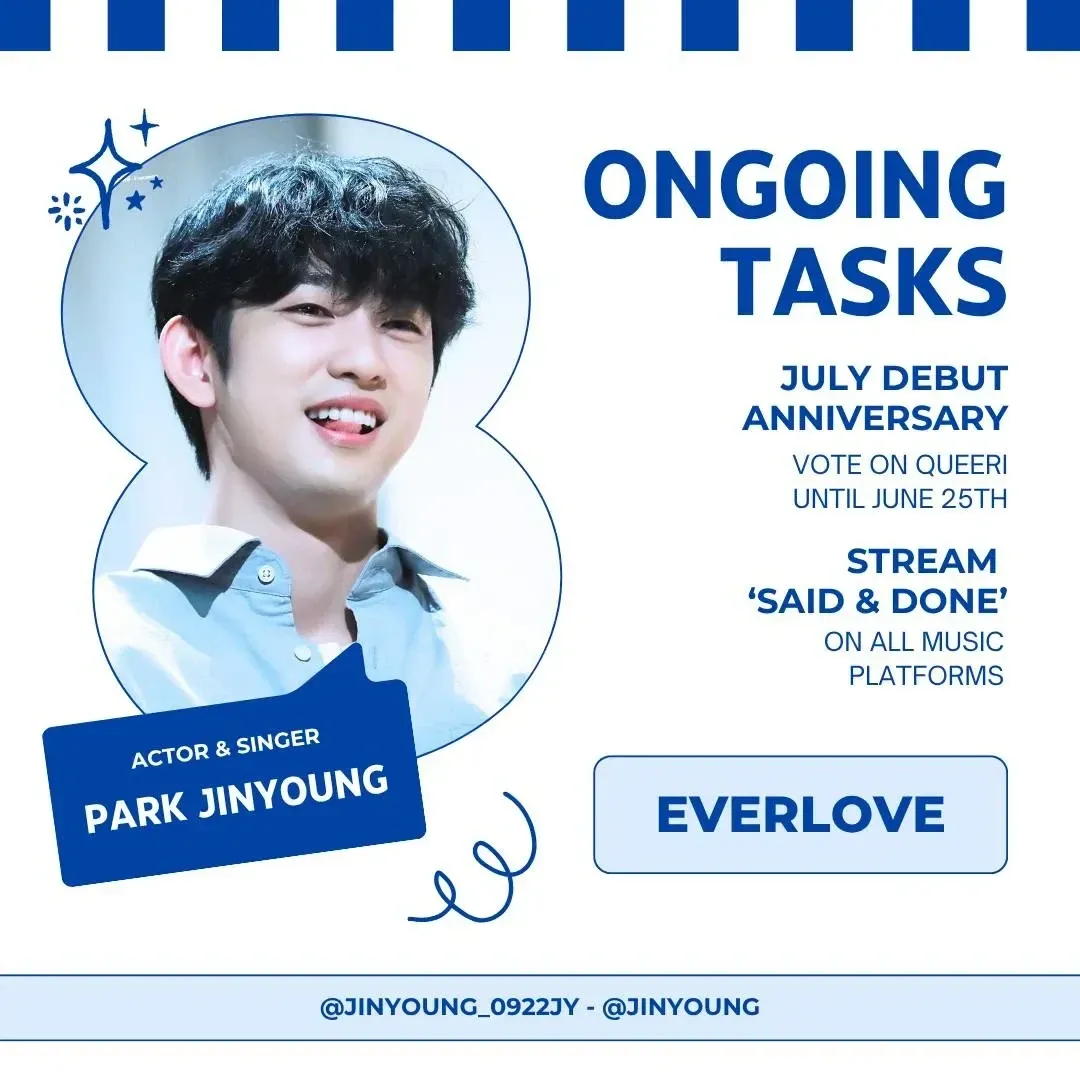 Latest photo of Jinyoung (GOT7)
