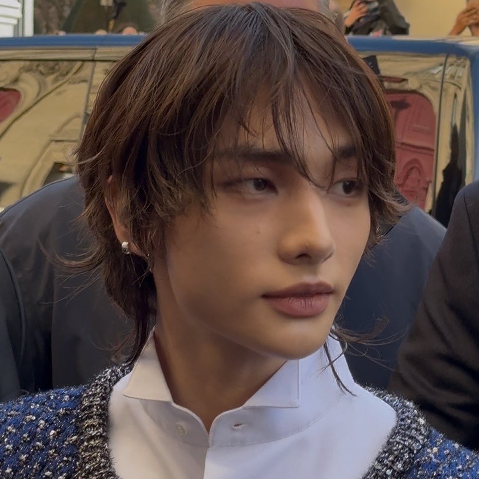 A moment captured by Hyunjin (Stray Kids)'s fan