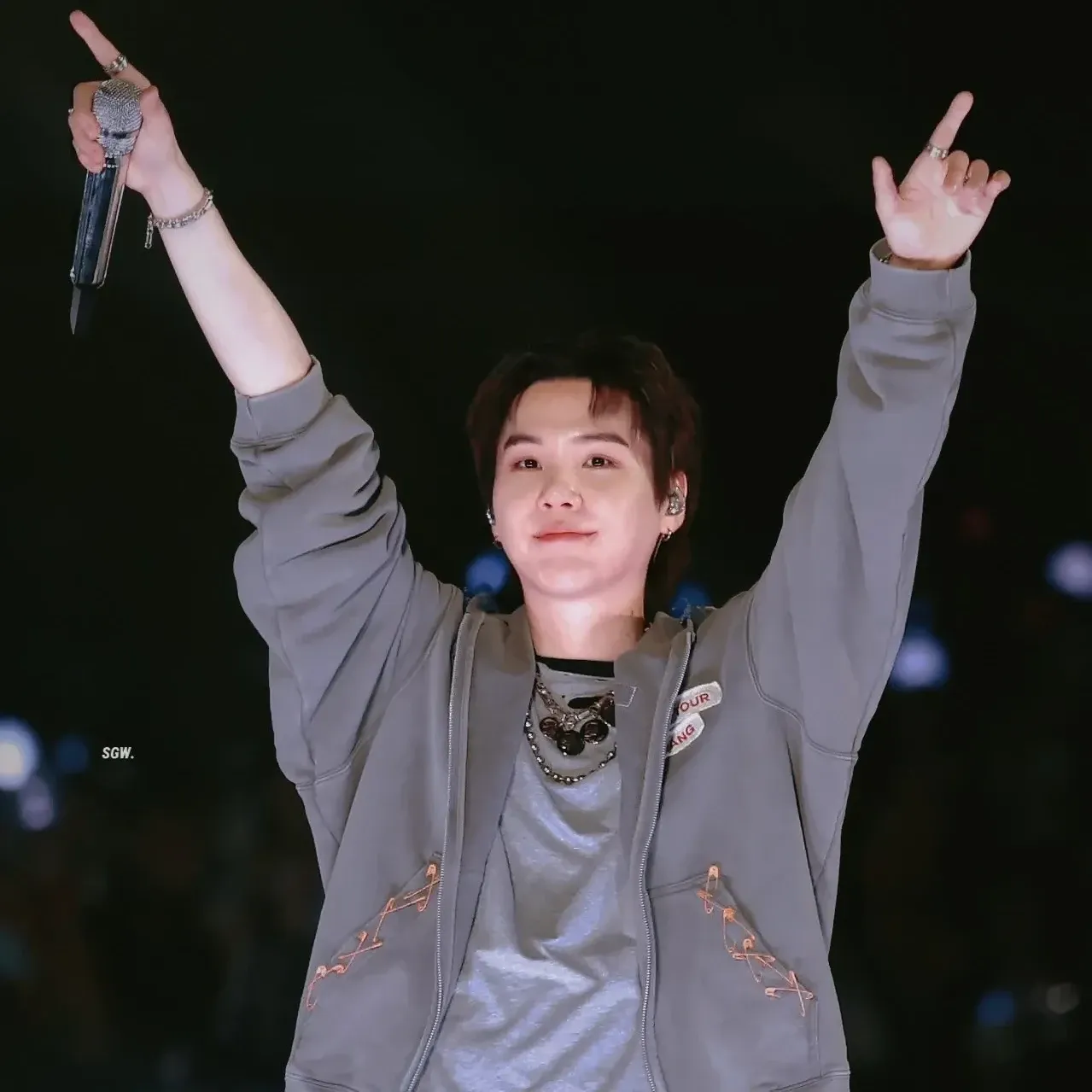 Momen yang diabadikan oleh penggemar SUGA (BTS)