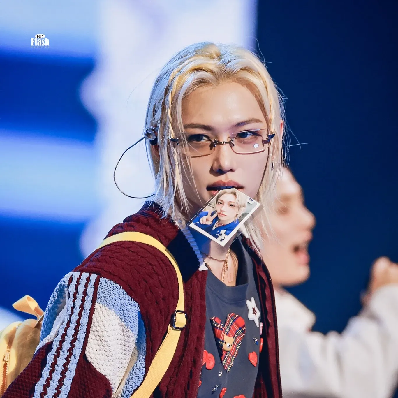 A moment captured by Felix (Stray Kids)'s fan