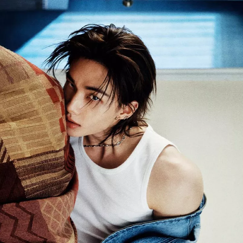 A moment captured by Hyunjin (Stray Kids)'s fan