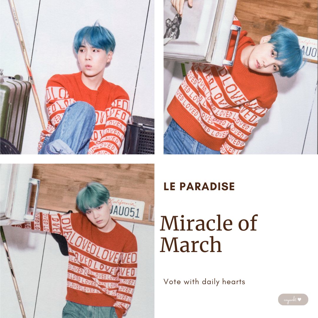 SUGA (BTS)の舞台裏ショット