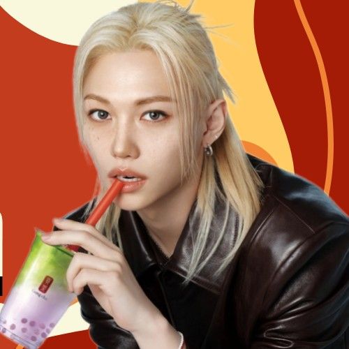 A moment captured by Felix (Stray Kids)'s fan