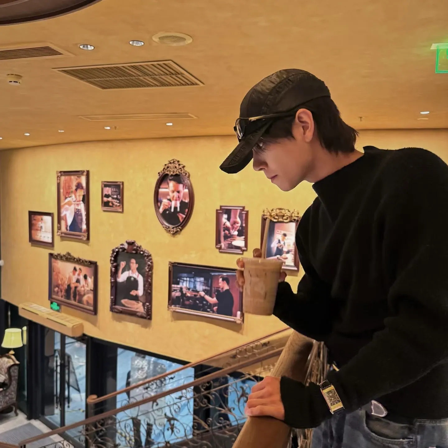A moment captured by Joshua (SEVENTEEN)'s fan