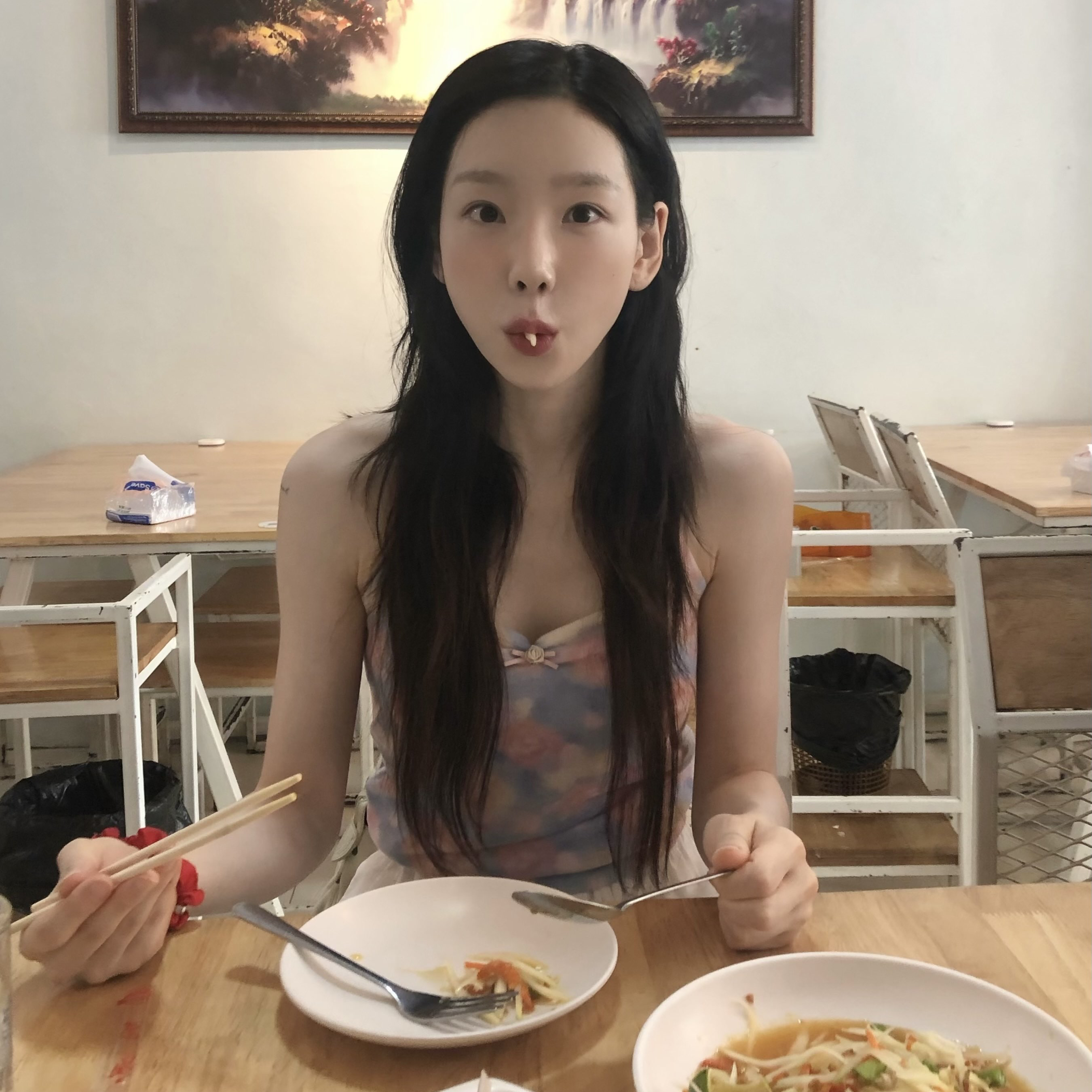 A moment captured by Taeyeon (Girls' Generation)'s fan