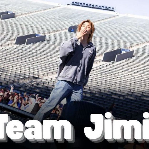 Recent activity shot of Jimin (BTS)