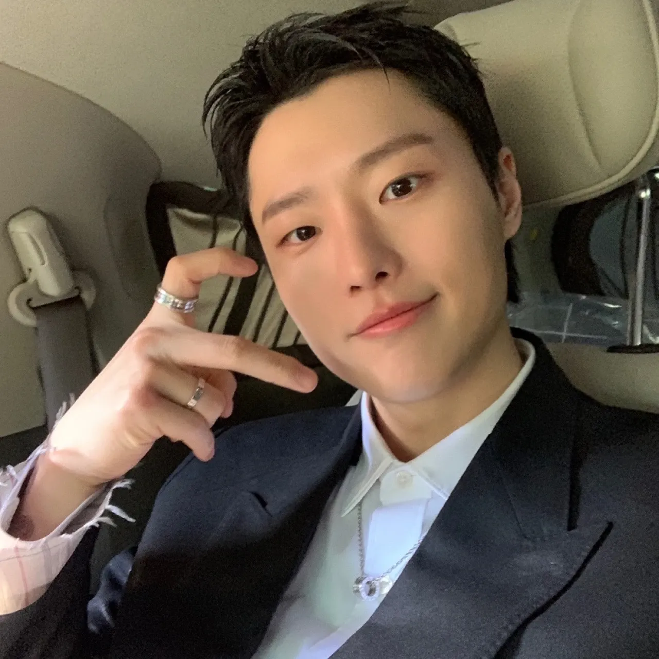 A moment captured by WOODZ's fan