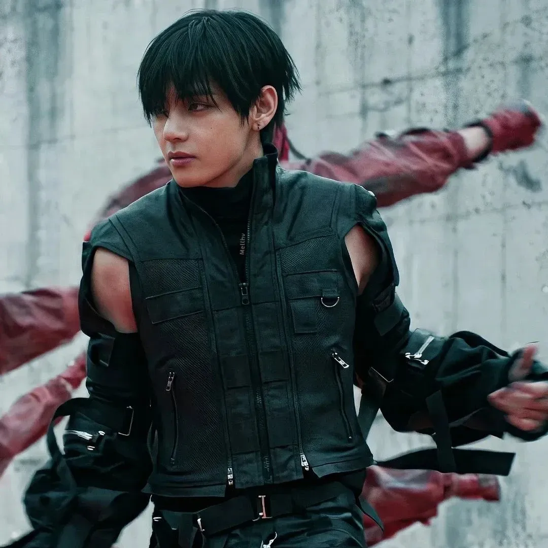 A moment captured by V (BTS)'s fan