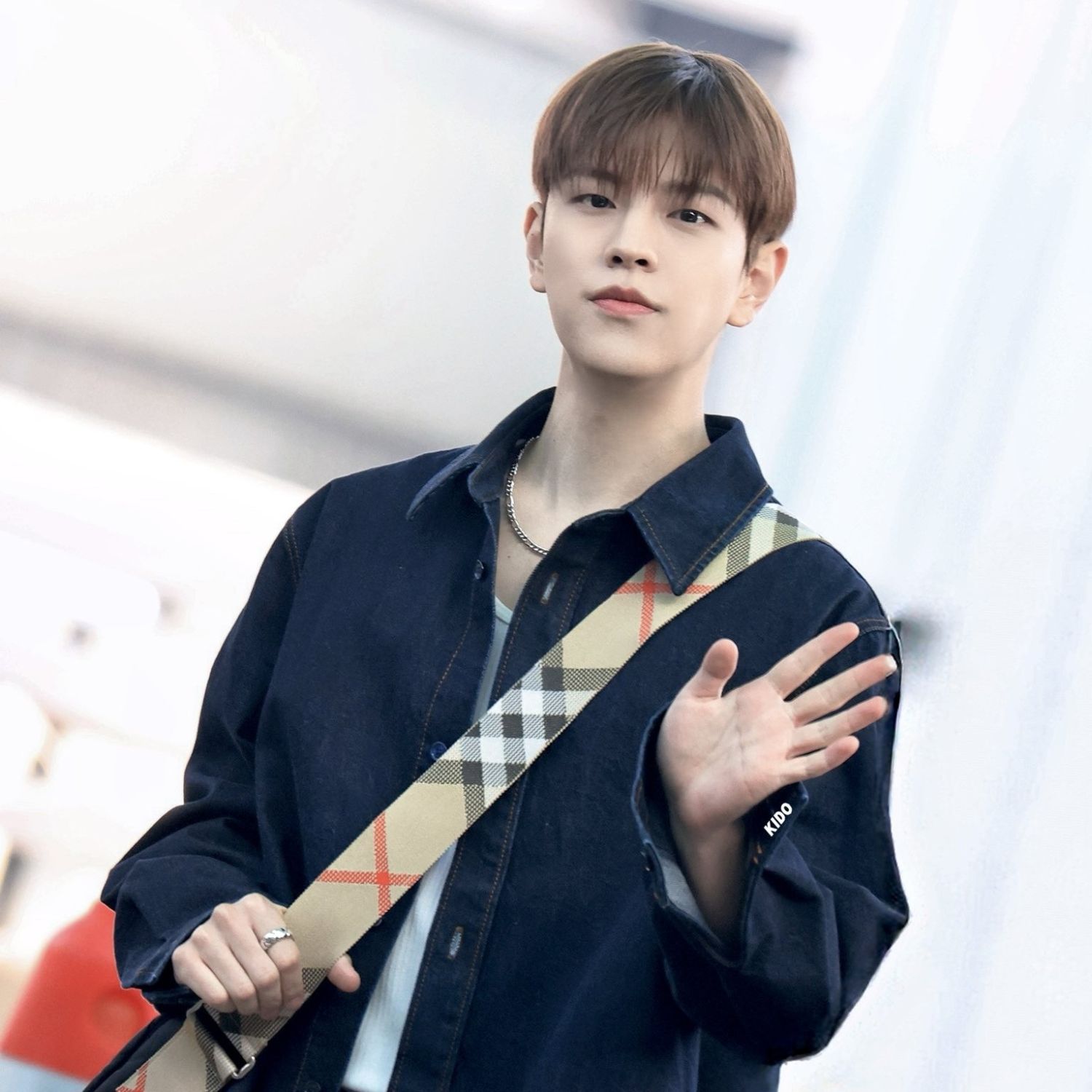 A moment captured by Stray Kids's fan