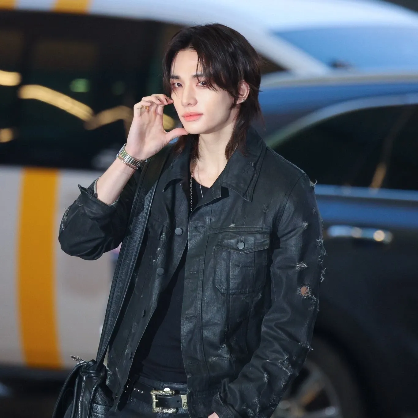 Latest photo of Hyunjin (Stray Kids)