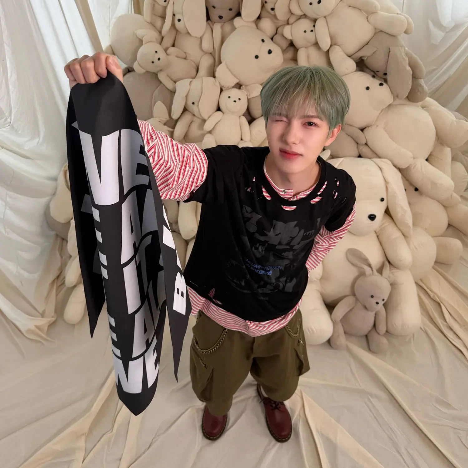 A moment captured by Renjun (NCT DREAM)'s fan