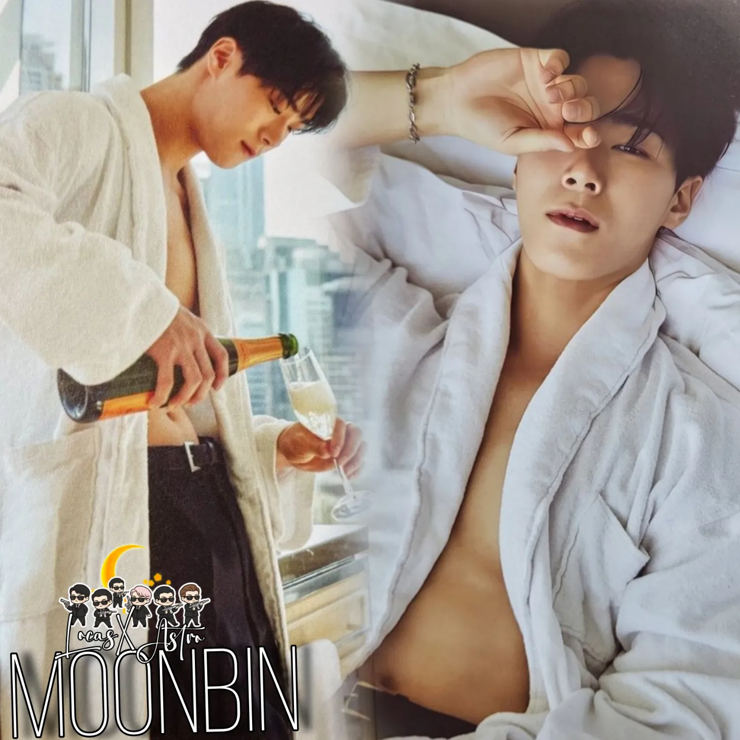 Recent activity shot of Moonbin (ASTRO)