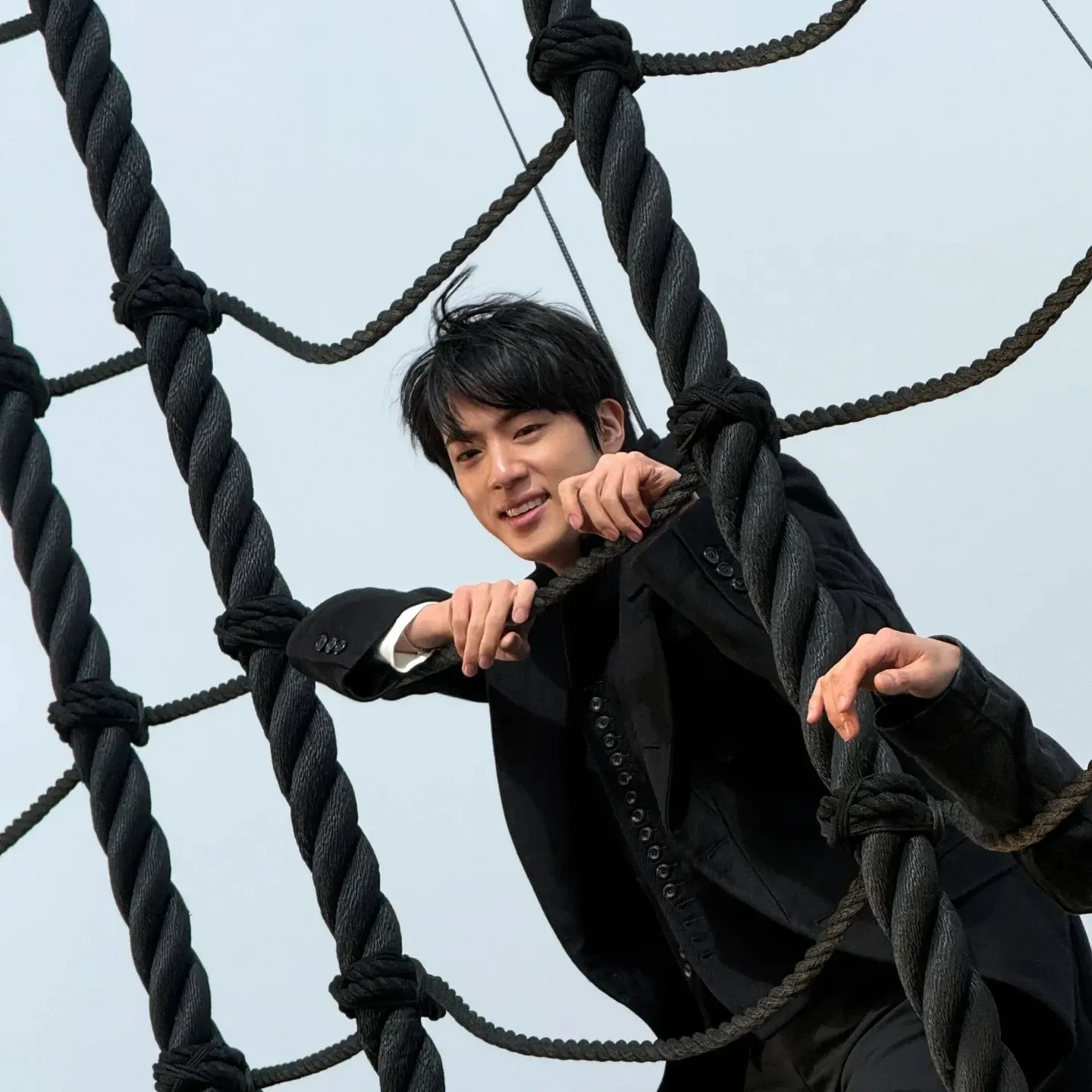 A moment captured by Jin (BTS)'s fan