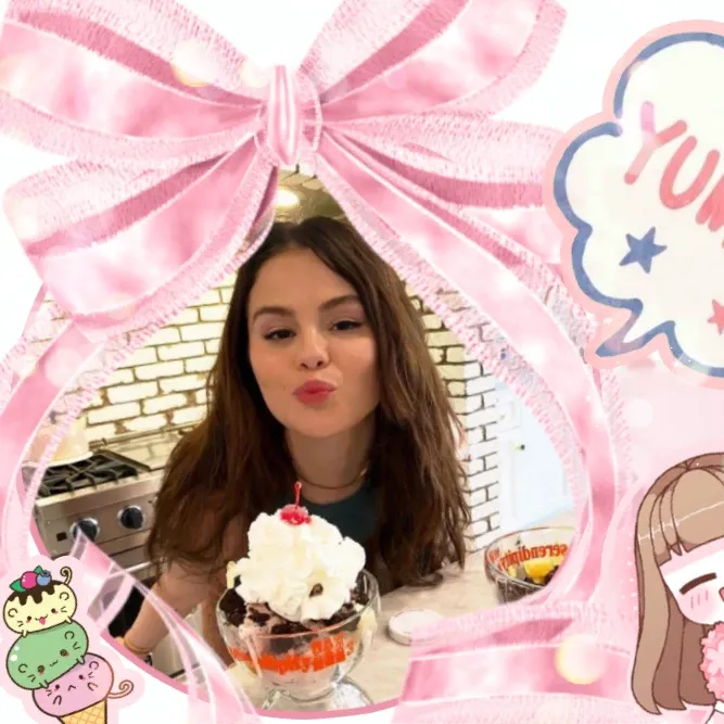 A moment captured by Selena Gomez's fan