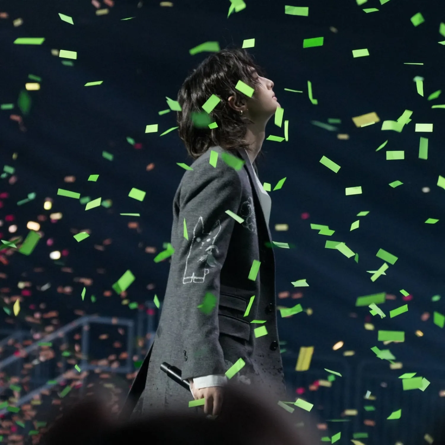 A moment captured by Hyunjin (Stray Kids)'s fan