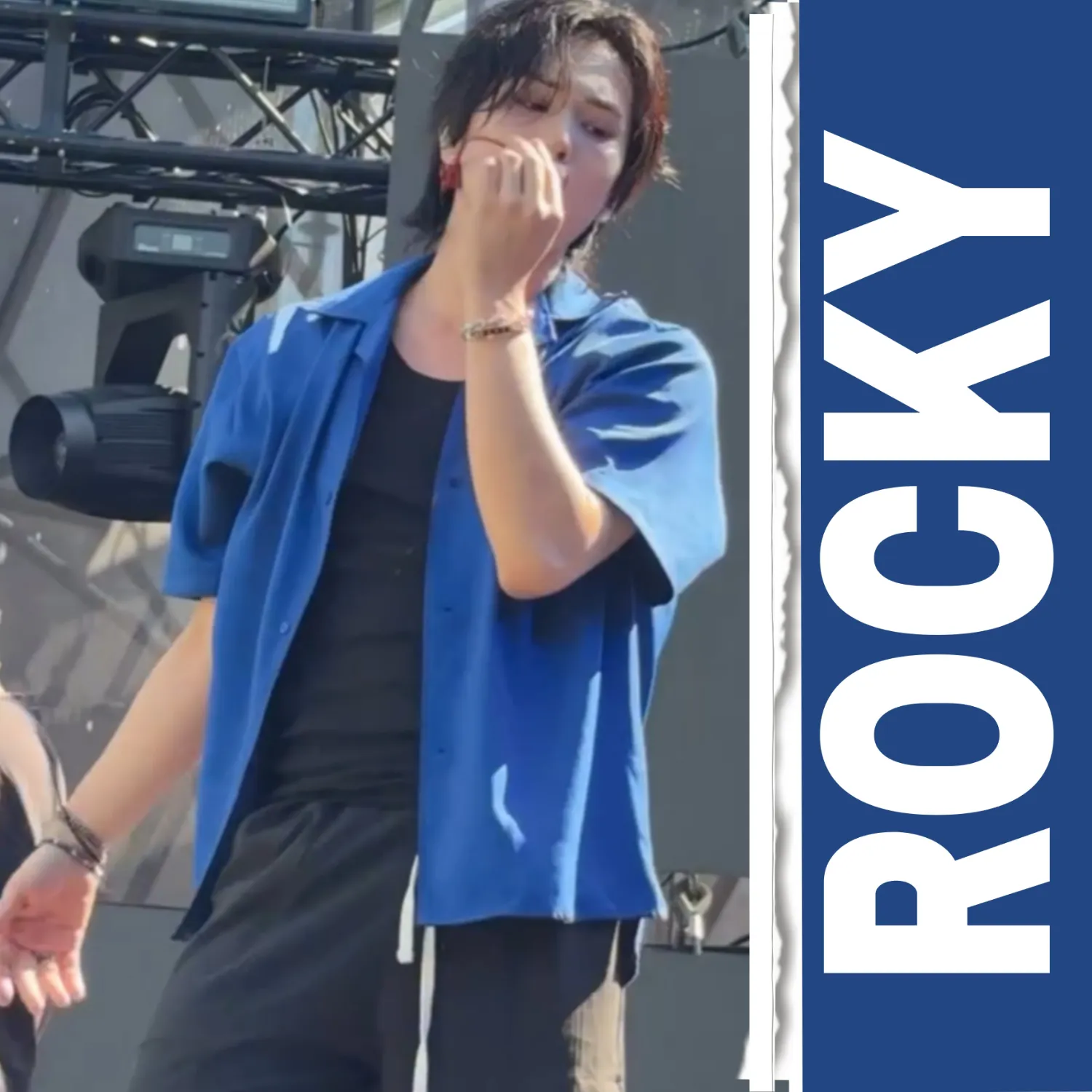 A moment captured by Rocky's fan