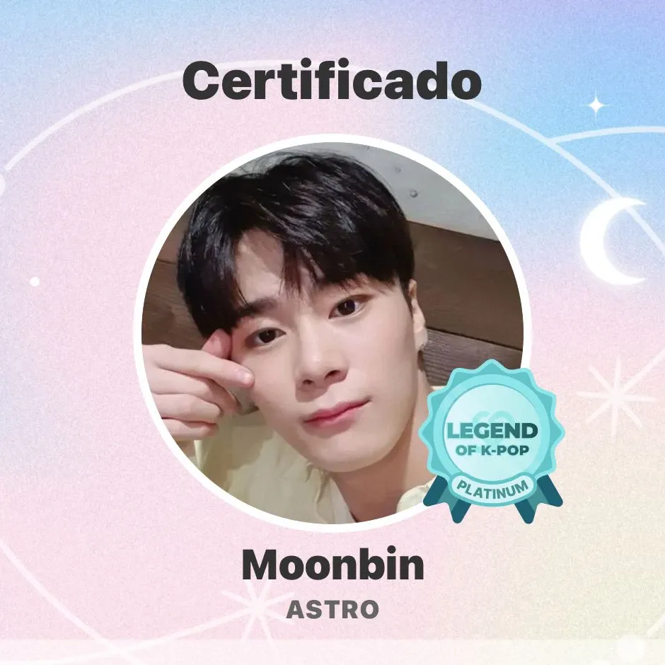 Recent activity shot of Moonbin (ASTRO)