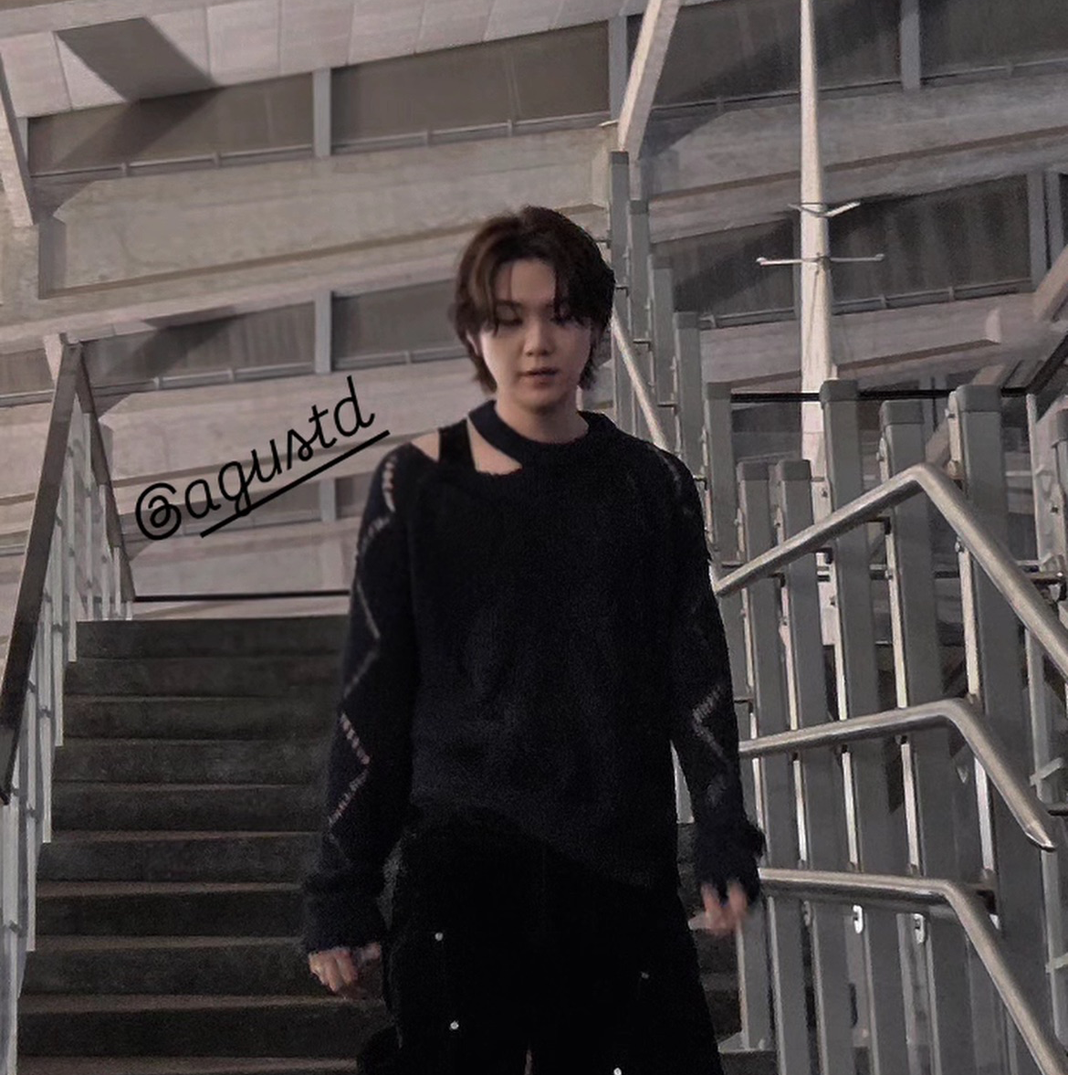 A moment captured by SUGA (BTS)'s fan