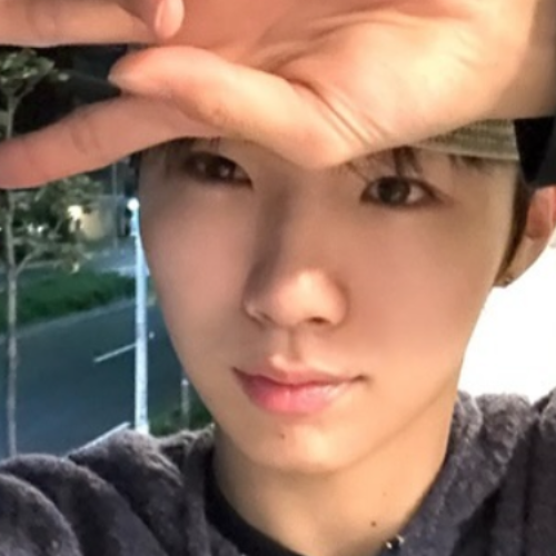 Behind-the-scenes cut of Wonjun (WHIB)