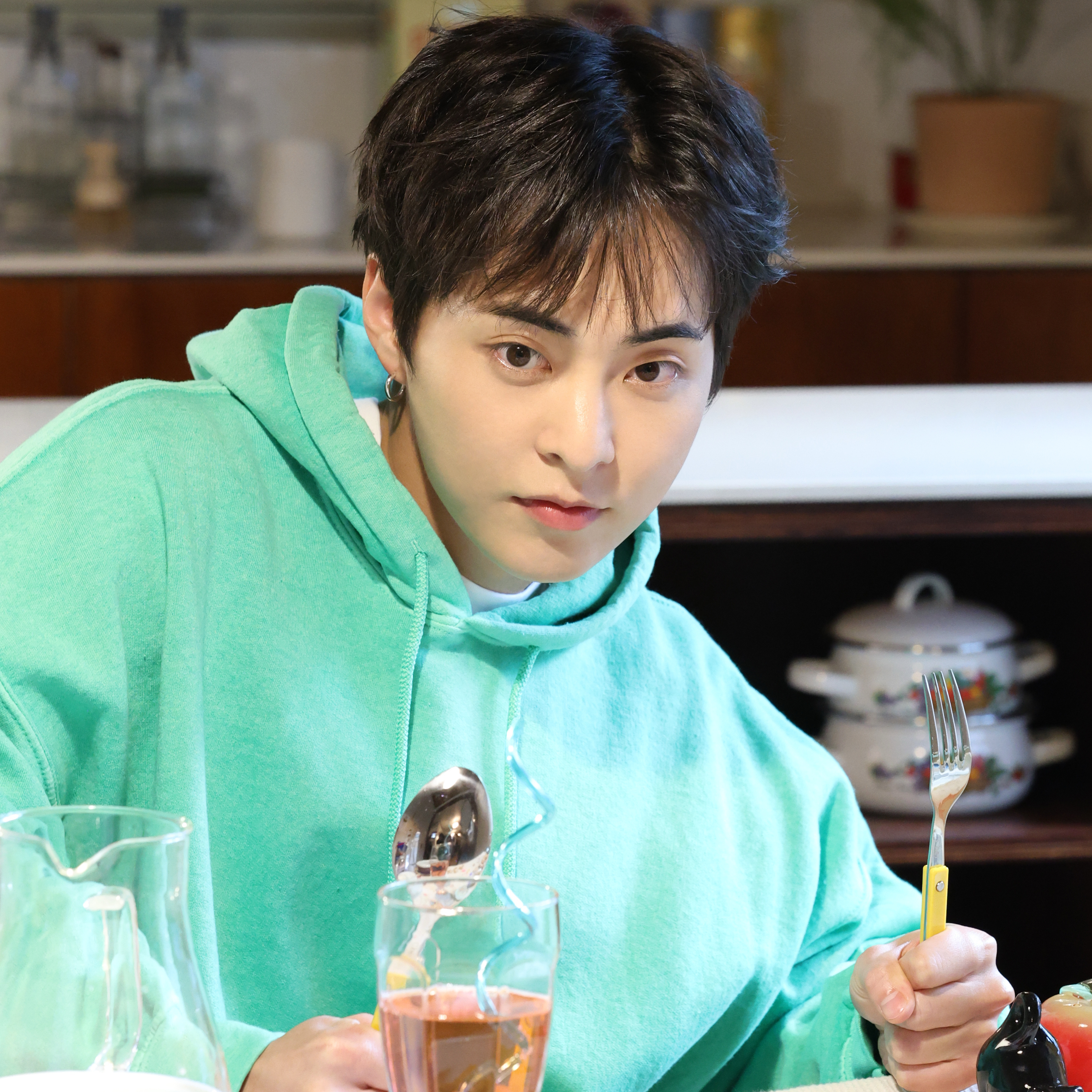 A moment captured by Xiumin (EXO)'s fan