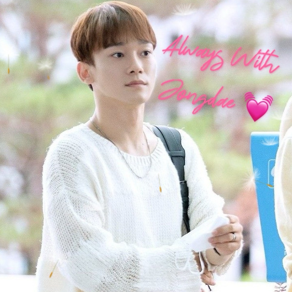 Recent activity shot of Chen (EXO)