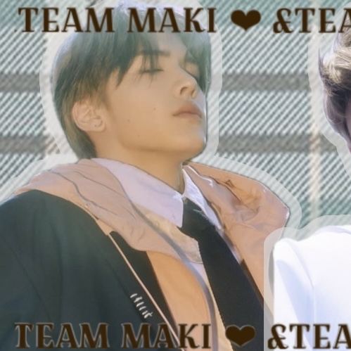 A moment captured by Maki (&TEAM)'s fan