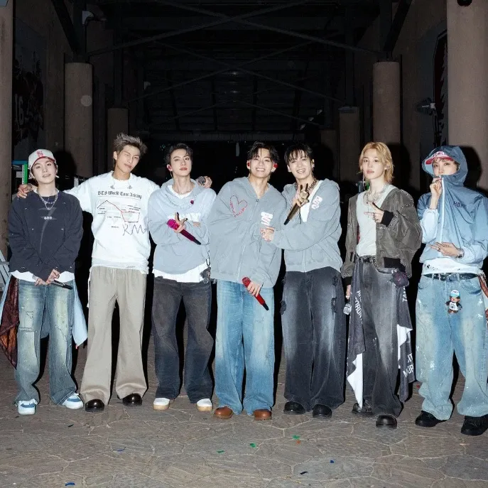 Foto aktivitas terbaru BTS