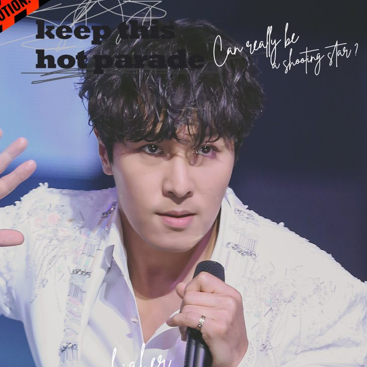 A moment captured by Kim Dongwan (SHINHWA)'s fan