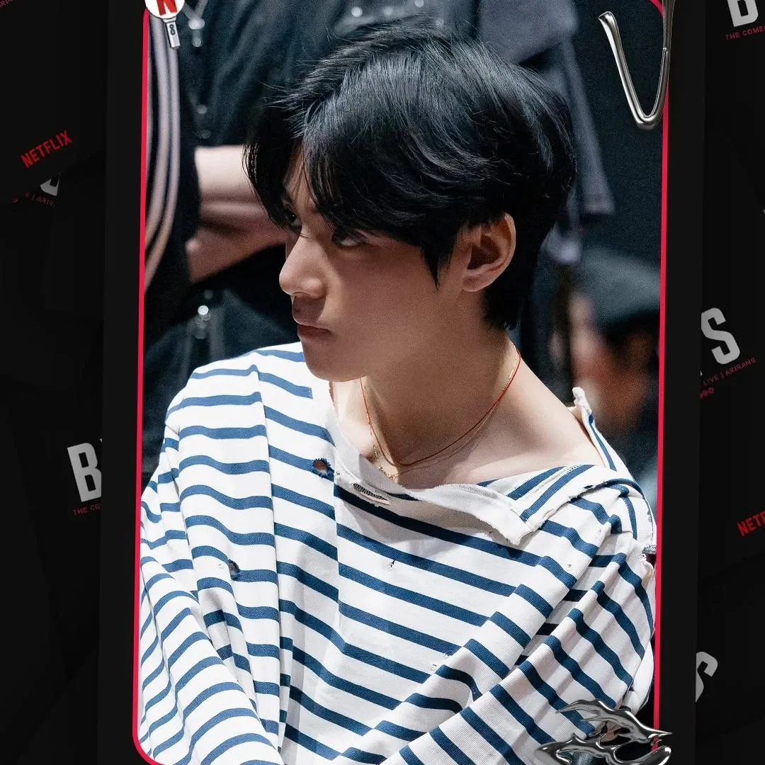 A moment captured by V (BTS)'s fan