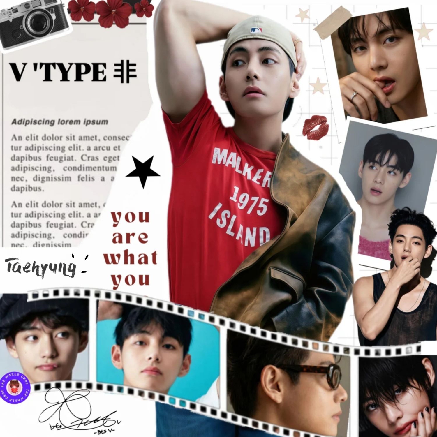 Foto aktivitas terbaru V (BTS)