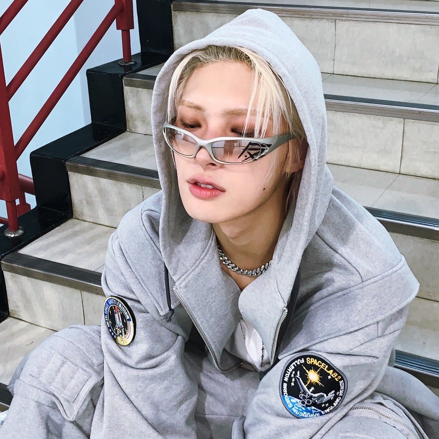 A moment captured by Mingi (ATEEZ)'s fan