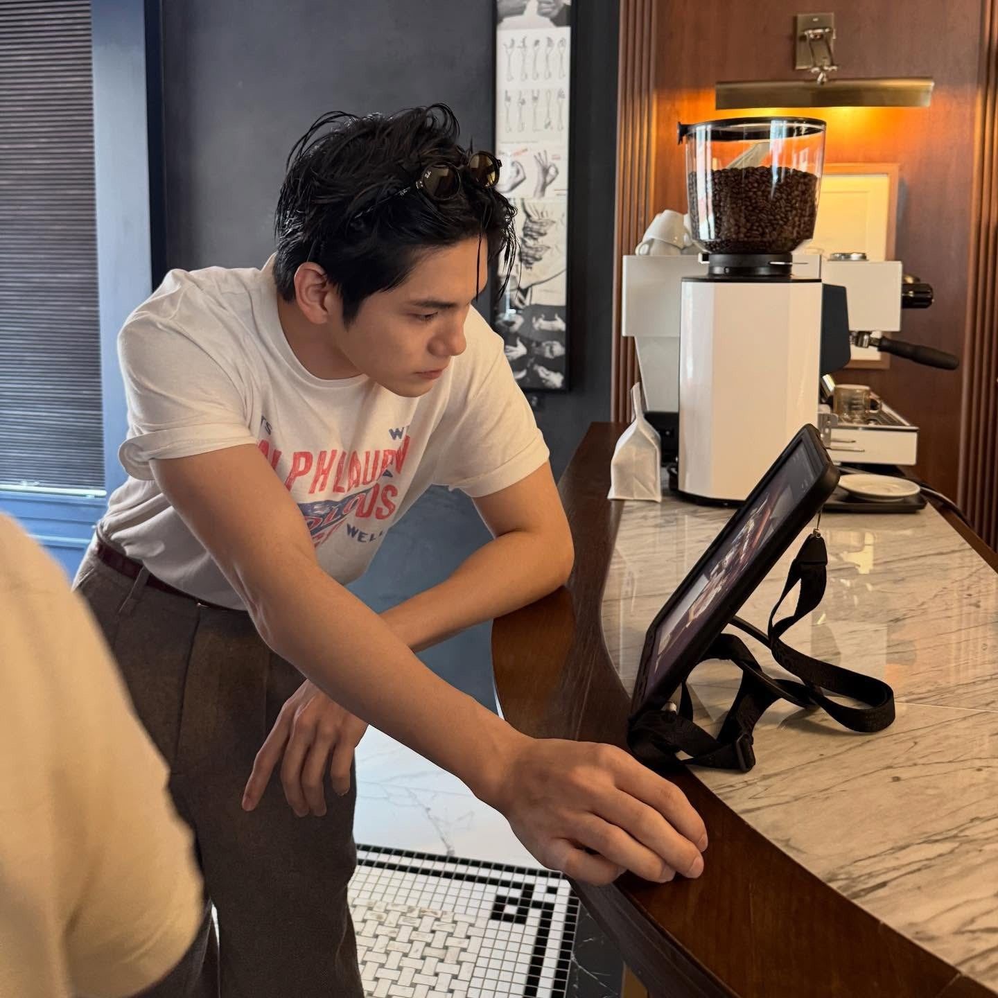 Recent activity shot of Ong Seongwu