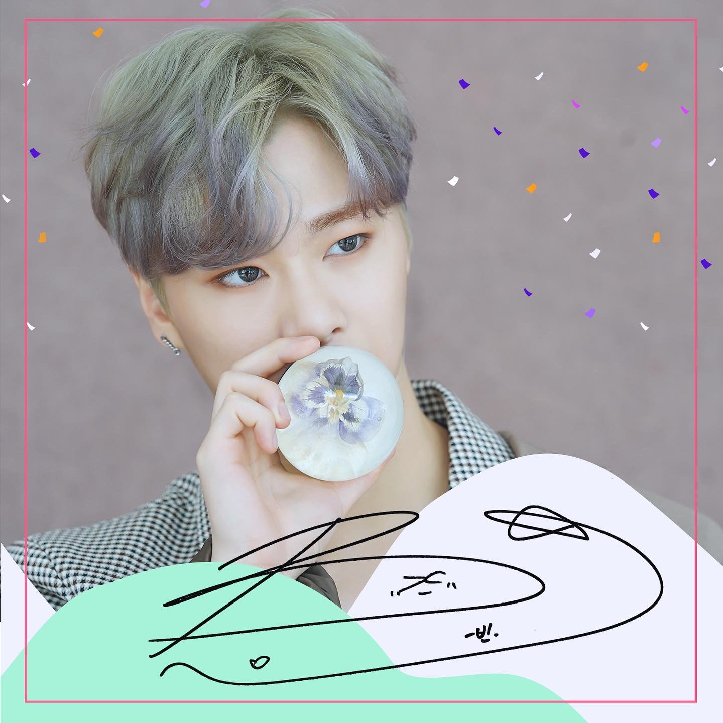 A moment captured by Moonbin (ASTRO)'s fan