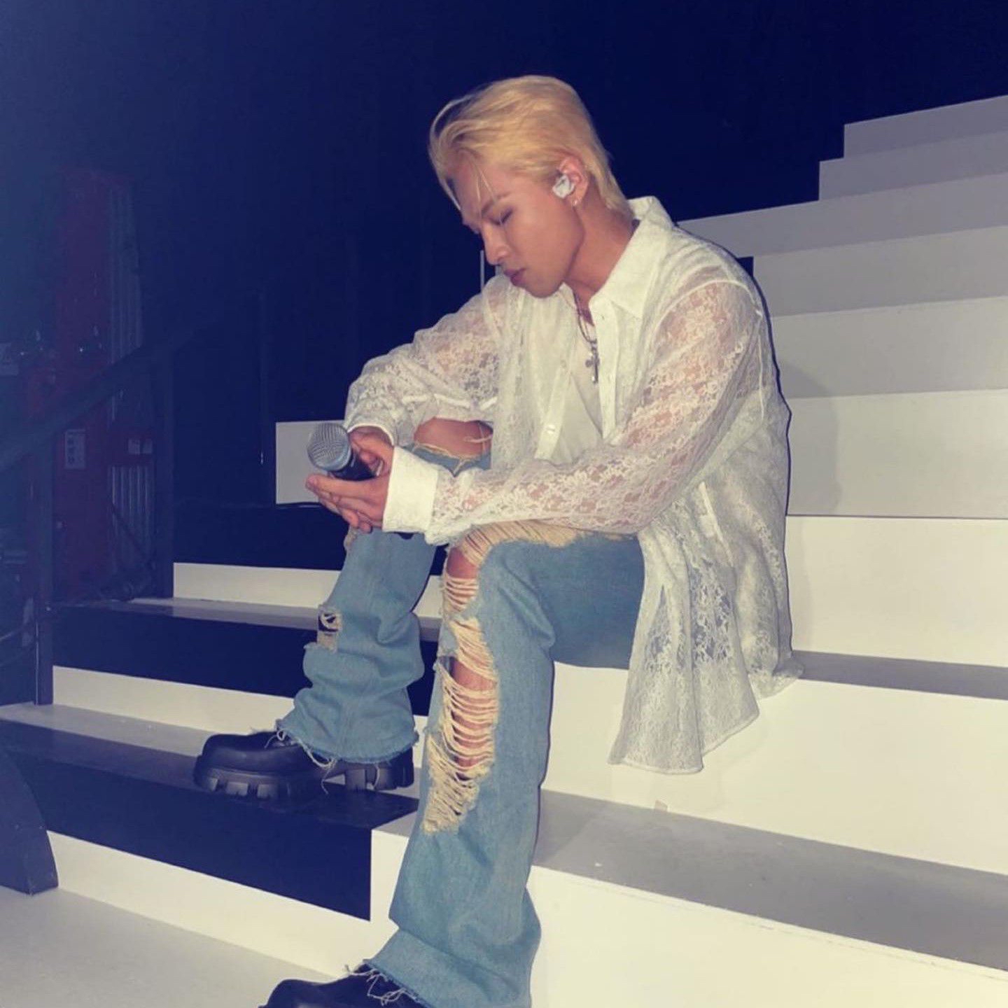 A moment captured by Taeyang (BIGBANG)'s fan