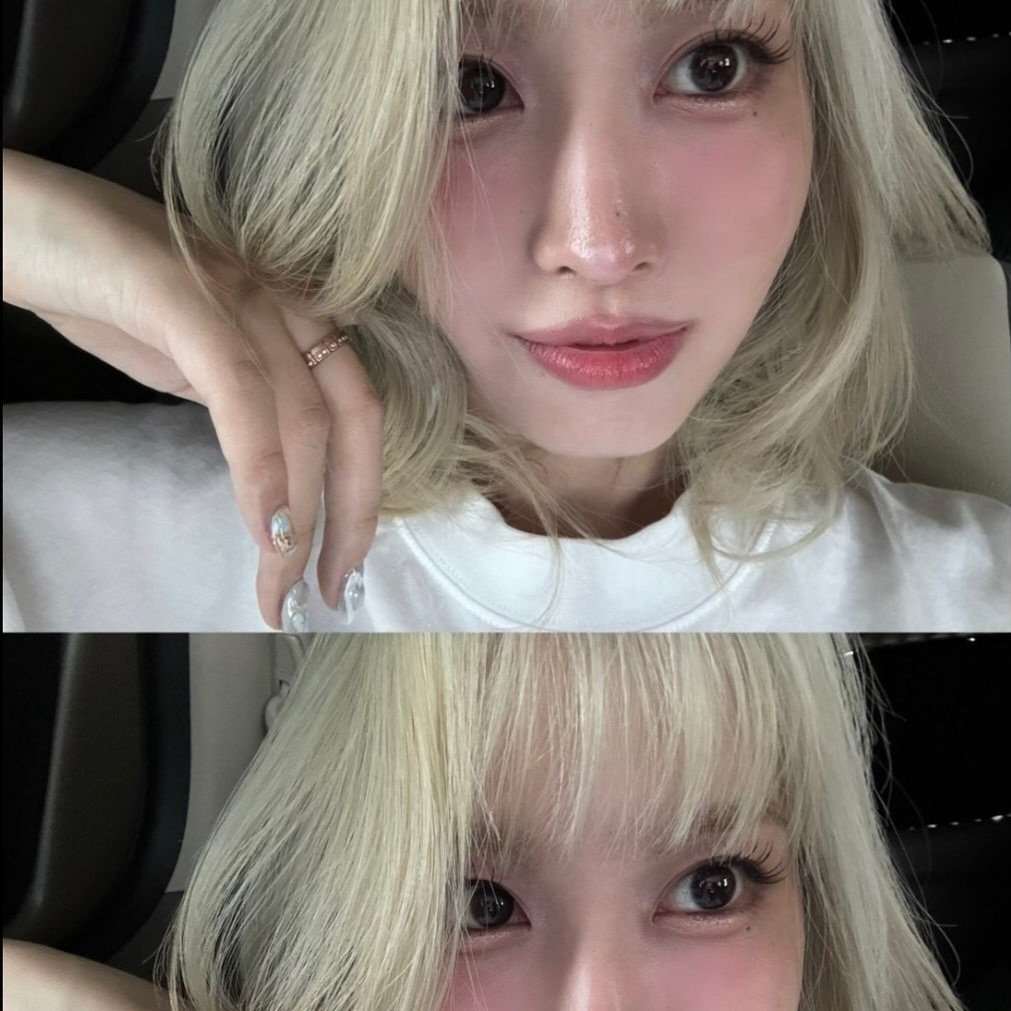 Recent activity shot of Momo (TWICE)