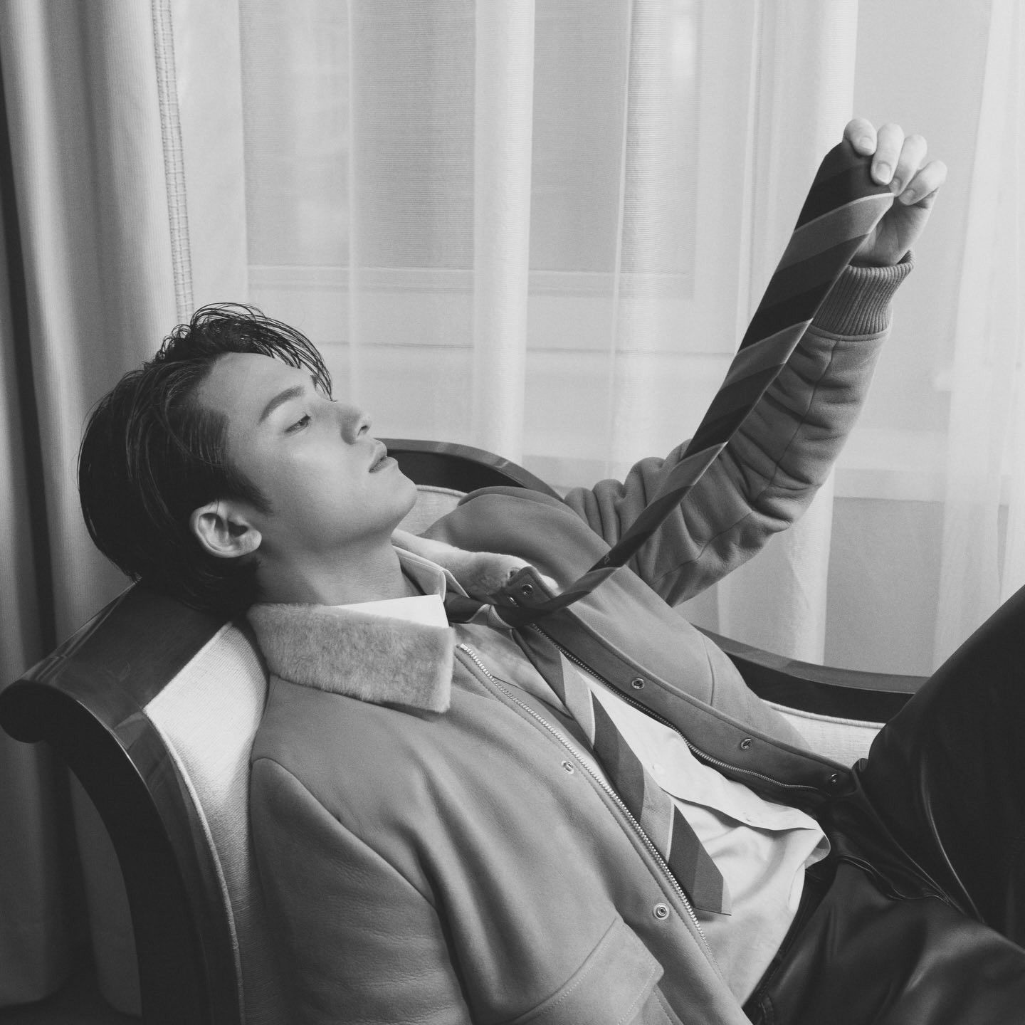 Recent activity shot of Mingyu (SEVENTEEN)