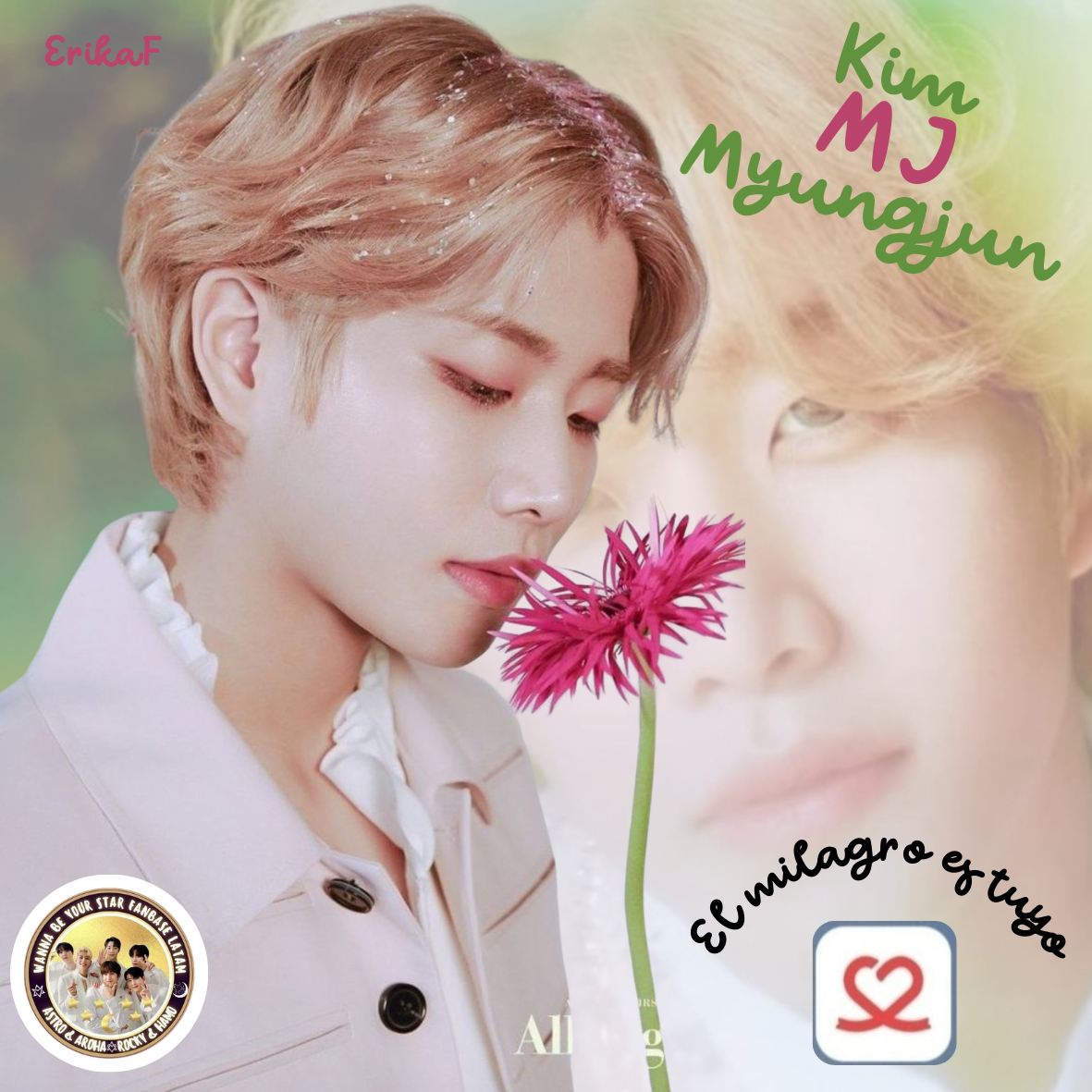 A moment captured by MJ (ASTRO)'s fan