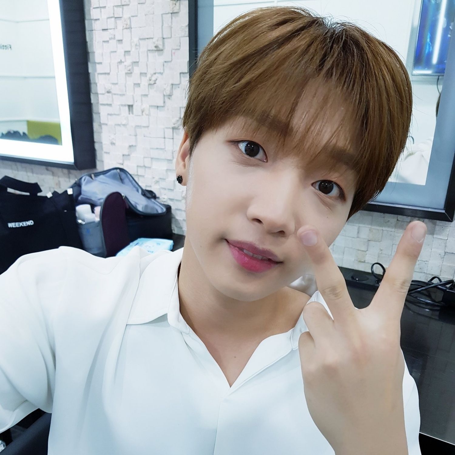 Recent activity shot of Jeong Sewoon