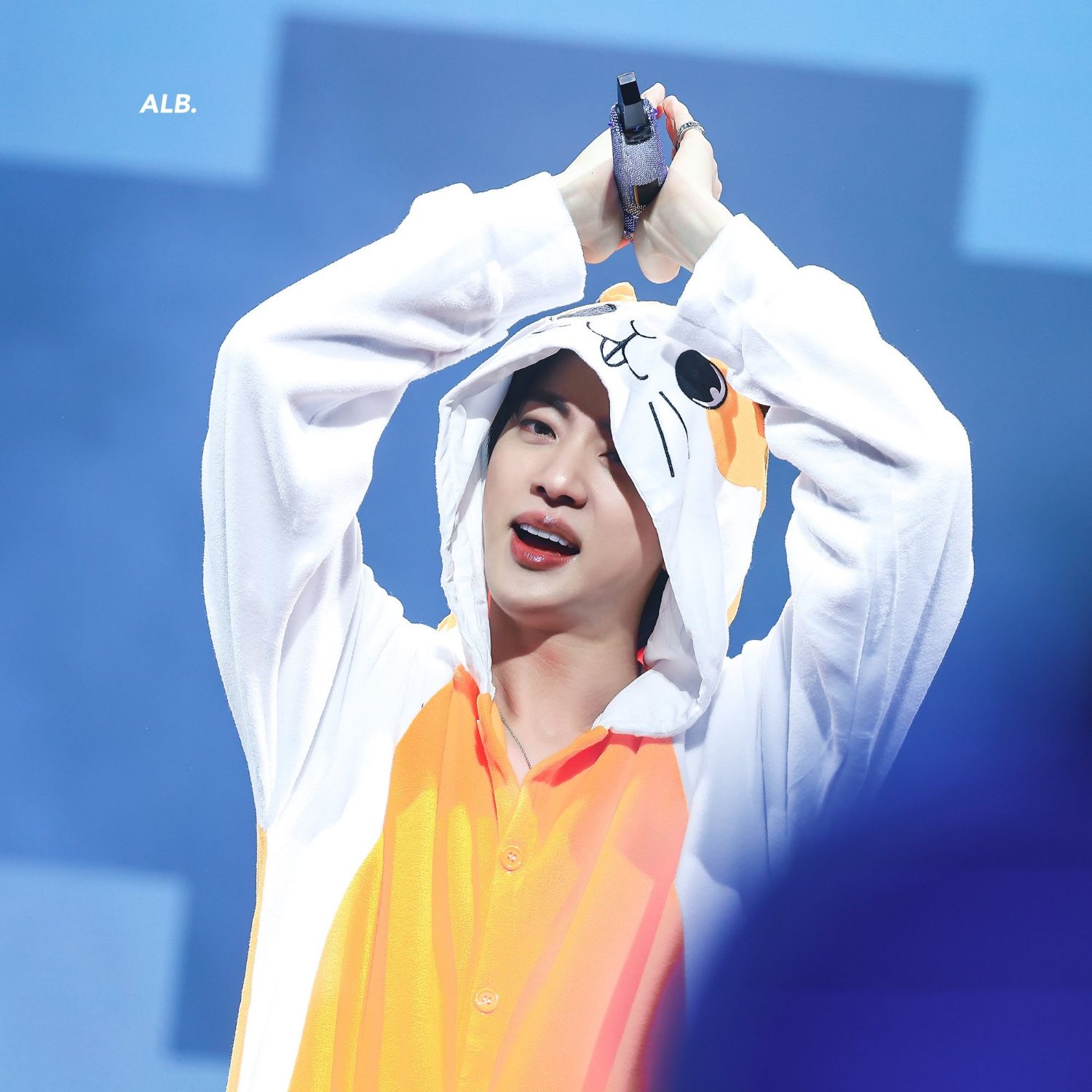 Recent activity shot of Jin (BTS)