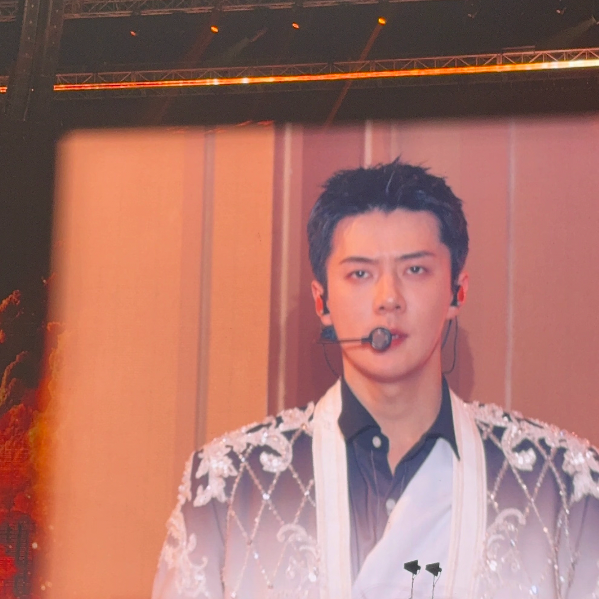 A moment captured by Sehun (EXO)'s fan