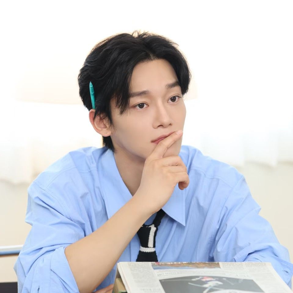 Recent activity shot of Chen (EXO)