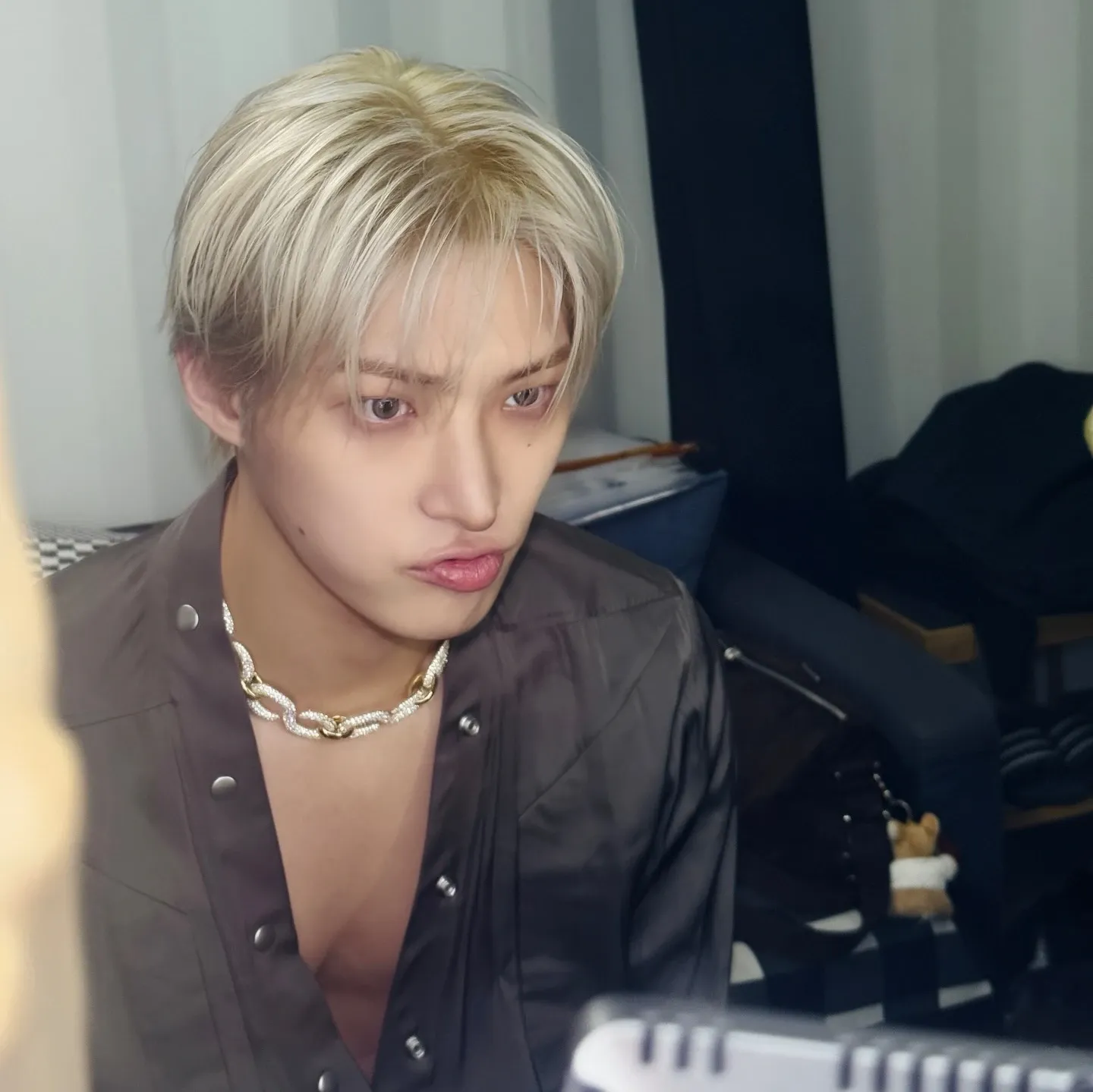 Recent activity shot of Mingi (ATEEZ)