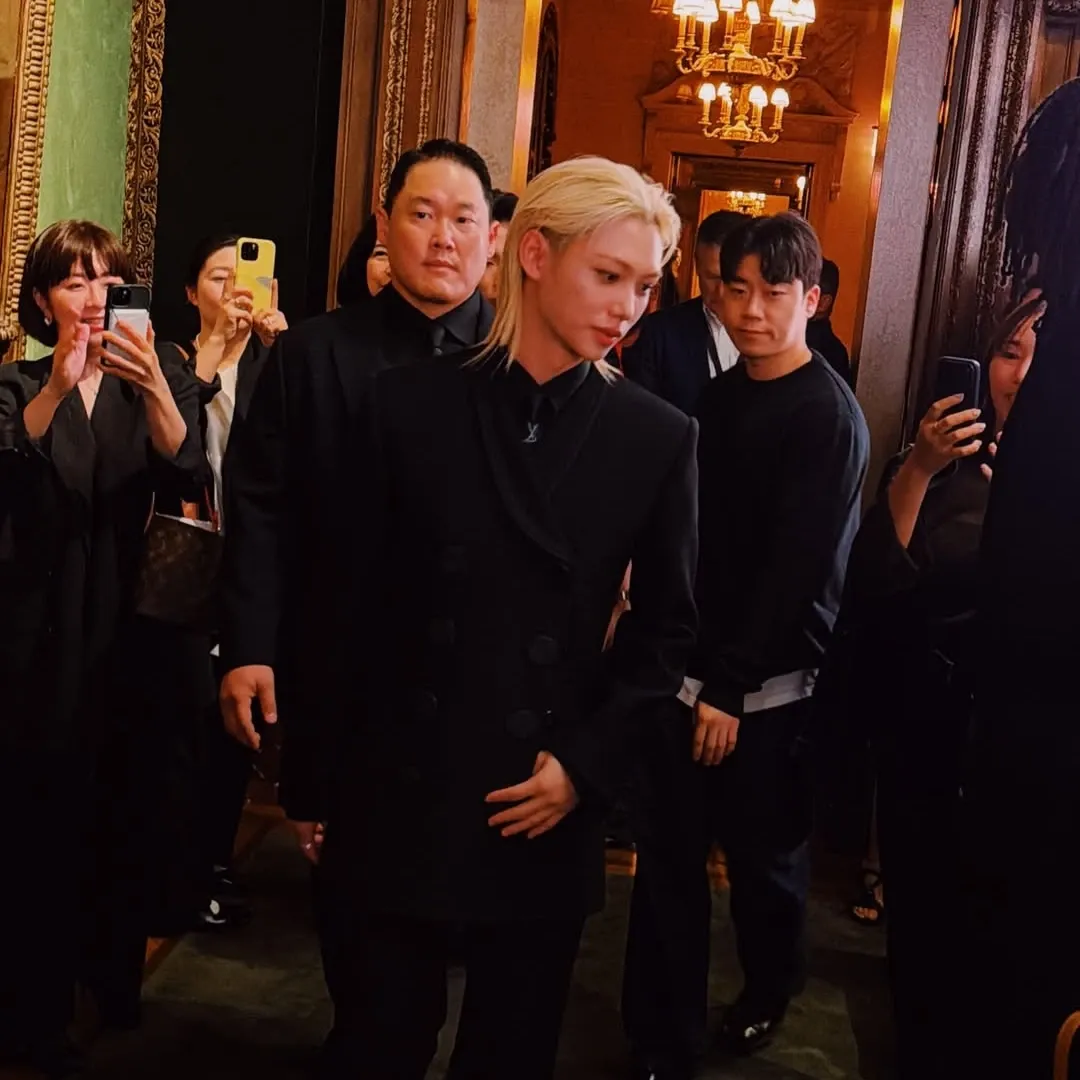 Recent activity shot of Felix (Stray Kids)